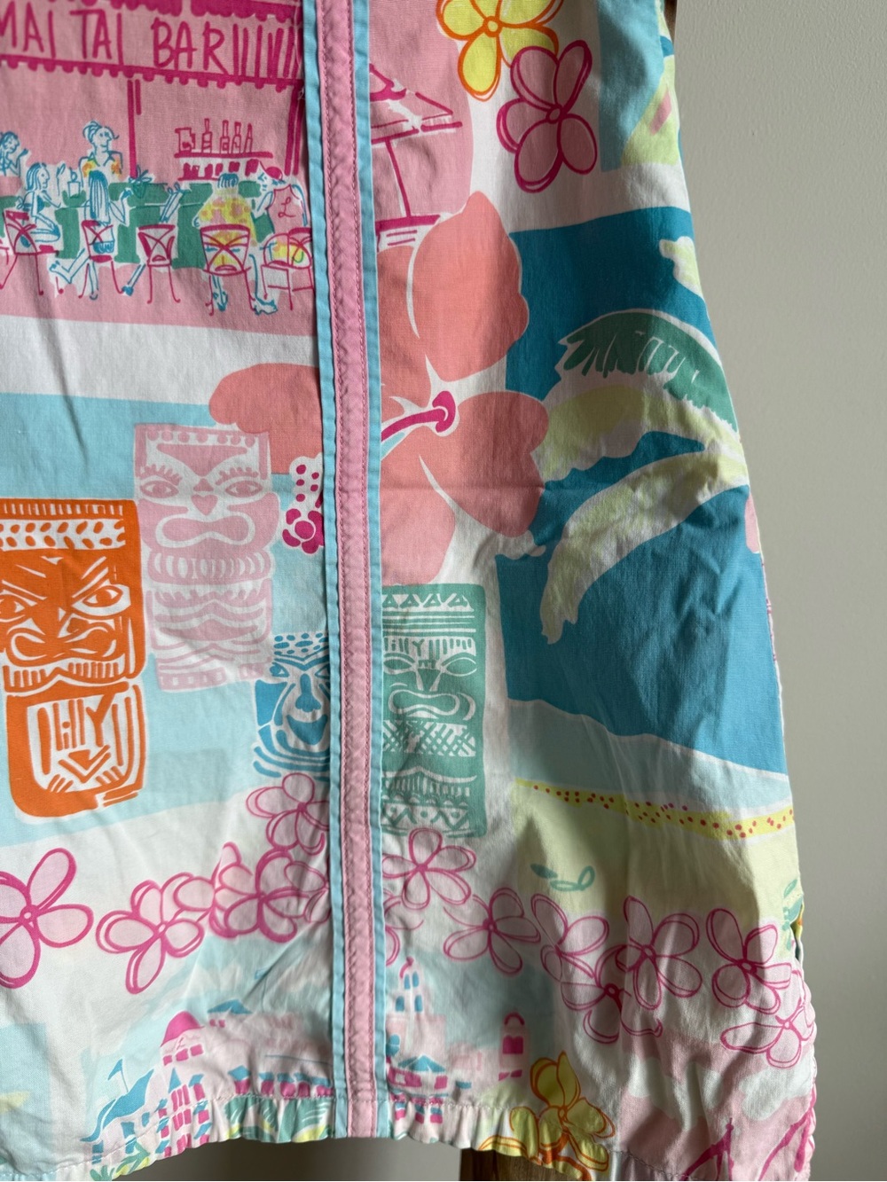 🌺 Lilly Pulitzer Hawaiian Patchwork Skort – Size 2 - Picture 4 of 10